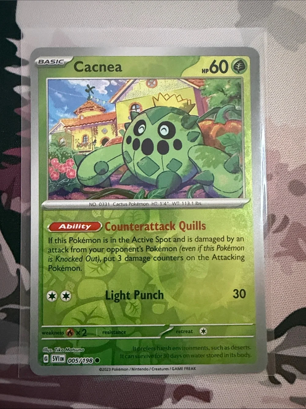 Carnivine & Cacnea Reverse Holo Pokémon Plant Card Lot 🌵 | 4 Cards ✨5/$25✨